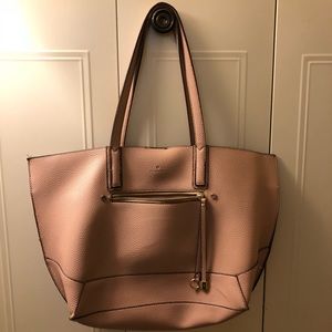 Blush pink oversized bag